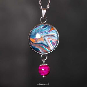 Blauw/zilver
